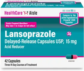 Healthcareaisle 343598883427 Lansoprazole 15 Mg - 42 Delayed-release Count Pack Of 1