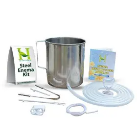 Healthgoodsin 640052226692 Stainless Steel Enema Bucket 2 Quart Ideal For Home Coffee Or Water Colon Cl