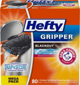 B07b6k8rmy Hefty Ultra Strong Tall Kitchen Trash Bags Clean Burst Scent 13 Black