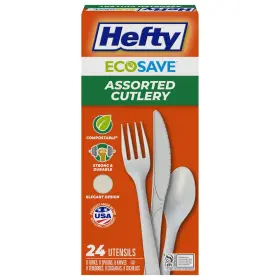 K2qas1ec Hefty Compostable Cutlery Set 24 Count Forks Spoons Knives Ecosave Assorted Bbqs