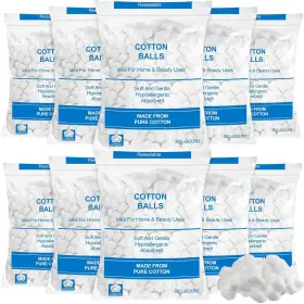 Yuq-heigble-0289 Heigble 2000 Pcs Soft Cotton Ball Bulk Organic Medium For Absorbent Multipur