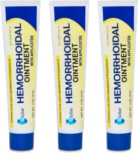 009234 Hemorrhoidal Ointment Pain Relief 2 Oz 56g Per Tube Hemorrhoid Treatment