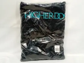 Higherdose 860006793562 Pro Mat Cover - Black 29 Inch X73 100% Organic Cotton Matcover-v1