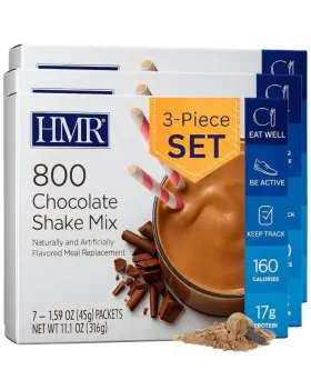 Hmr 709355467338 Shake Meal Replacement Powder 17g Protein Chocolate 21 Servings 3-pack Support