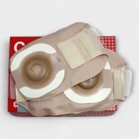 8962 Hollister Ceraplus Lock Ftn Roll 1 Piece Drainable Ostomy Pouch