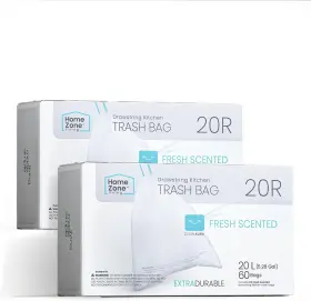 Va42181a-2 Home Zone Living 2-pack 5 Gallon Kitchen Trash 30 Count Pack Of 2 Code 20r