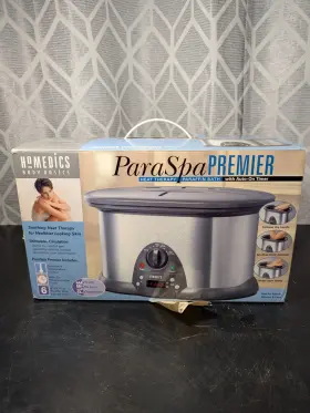 Homedics 031262007261 Par - 400 Paraspa Premier Heat Therapy Paraffin Wax Bath With Auto Timer