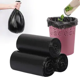 Hl-us-office-trash-bags-4g-bk Homelove Small Trash Bags - 4 Gallon 150 Counts 1 Count Pack Of Black