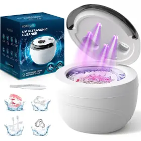 Hosoote-uc300 Hosoote Ultrasonic Retainer Cleaner Machine - 4.72 X 3.66 Inch White