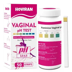 Hoviran 694485189970 Vaginal Ph Balance Test Strips 50 Feminine Kit For Women Yeast
