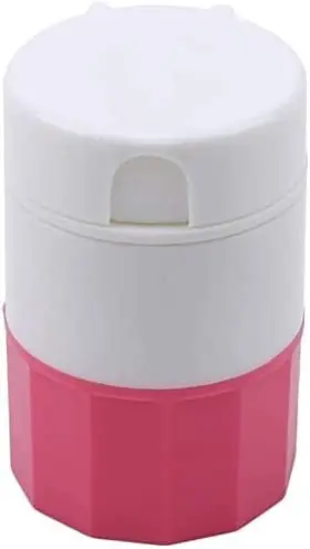 Htppzjr 772060138251 Pulverizer Grind Medicine Crusher Grinder Tablet Cutter With Small Pill Pink