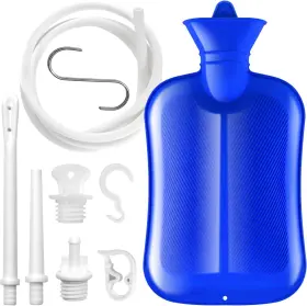 Huobaopao 445022425494 2 L Enema Bag Coffee Kit With 5.0 Ft. Long Silicone Hose Multi