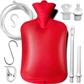 Huobaopao 772467529300 2 L Enema Bag Coffee Kit With 5.0 Ft. Long Silicone Hose Multi