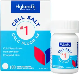 Hyl40871 Hylands Cell Salt No. 1 Calc Fluor 6x Tablets 100 Count New Box Multi