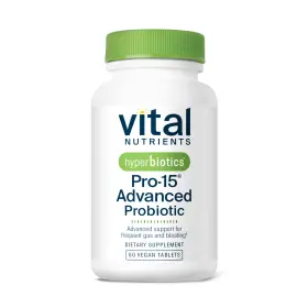 Hb-advanced30 Hyperbiotics Probiotic Supplements Pro 15 Probiotics 60 Count Vital Nutrients