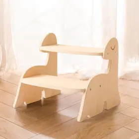 Pmz131201-1p Ibwaae Dinosaurs Wooden Toddler Step Stool For Kids Two