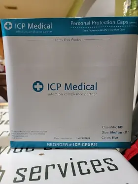 Icp-cpxp21 Icp Medical Icp-cpxp24 New Personal Protection Caps Blue Medium-21 Inch Case