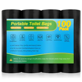 Imodomio 700433983344 100 Portable Toilet Bags - Camping 1 Count Pack Of Pcs