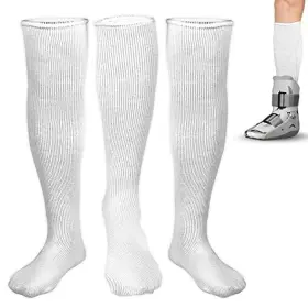 Impresa 850042767924 3 Pack - 19 Inch Replacement Sock Liner For Short Aircast Compression Walking Boot