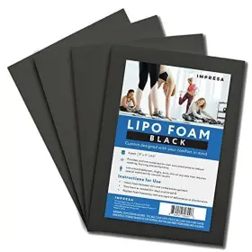 Impresa 850049898096 4 Pack Black Lipo Foam - Post Surgery Liposuction