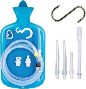 Inc 313036544548 Enema Bag 2l Kit Silicone Hose 2 Quart Colon Cleansing