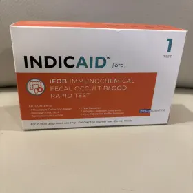 Indicaid 445028956978 Immunochemical Fecal Occult Blood Ifob Home Test -colorectal - Exp10/26