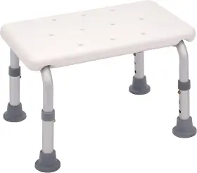 Industries 726084256101 Ra Adjustable Non-skid Bath Step White 300-lb Capacity - Stool Non-slip