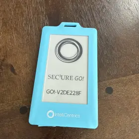 22192005100 Intellicentrics Electronic Badge Ebadge For Sec3ure Go Software - New Teal