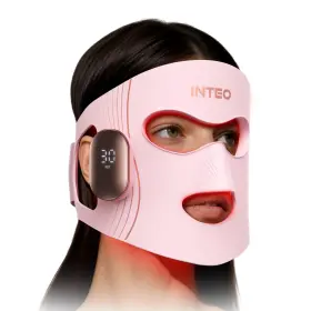 Sr-m4 Inteo Red Light Therapy Face Mask 4 Modes 850nm Led Infrared Timer Portable