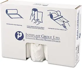 Ibss404812n Inteplast S404812n High-density Can Liner 40 X 250 Count Pack Of 1 Clear