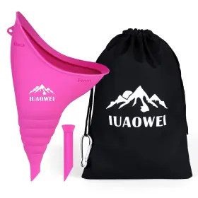 Iu001 Iuaowei Female Urination Device Reusable Silicone 5.7in 9.4 Inch Rose Red