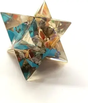 Jt-728 Jet International Fantastic Orgone Merkaba Star Free Booklet Sacred Geometry