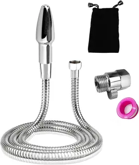 Jieluo 445046984991 Deep Cleaning Enema Kit - Shower Douche Cleansing System Regulator And 59inch H