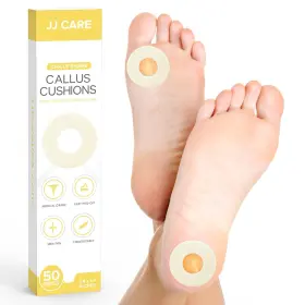 Jj Care 810021644974 Callus Cushions Pack Of 50 Pads For Bottom Foot - Beige