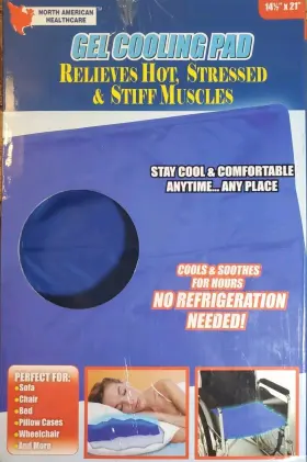 Jobar 017874005086 International Large Gel Cooling Pad No Refrigeration Needed 14 1/2 X 21