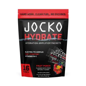 10810076292059-fba Jocko Fuel Athlete Hydration Powder - Electrolytes Low Sugar 16 Packets