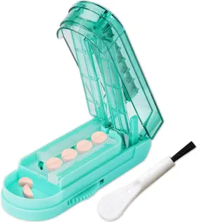 2311281536 Johnbee Pill Cutter Splitter For Small And Tiny Pills Larger Lake Blue