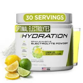 Jym Supplement Science 817047024070 Electrolyte Powder Lemon Lime Performance Hydration 40 Servings Electrolytes