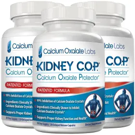 Kidney C.o.p. 860224000404 Calcium Oxalate Protector 120 Capsules 3 Pack Support Crystals