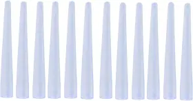 Kimann 445010112146 Enema Replacement Nozzle Tips 12 Pcs - Bpa-free Parts Flexible S