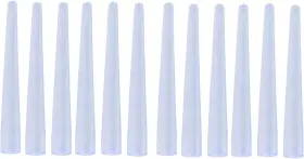 Kimann 445049691605 Enema Replacement Nozzle Tips 12 Pcs - Bpa-free Parts Flexible