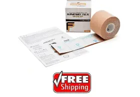 15024x Kinesio Taping - Elastic Therapeutic Athletic Tape Tex Gold Fp Beige 2 Inch X16ft