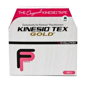 Gkt35125 Kinesio 2 Inch Tex Gold With R Red Fp Bulk