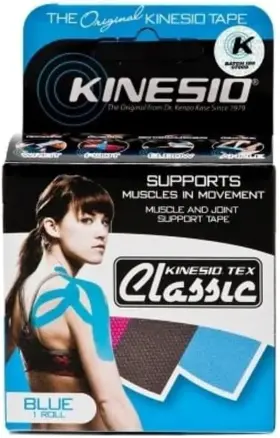Kinesio Kin/008 Taping - Elastic Therapeutic Athletic Tape Tex Classic Blue 2 Inch X