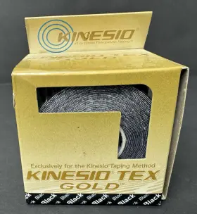 45024 Kinesio Tex Gold 850989002119 Nib Black 2in X 16.4ft Gkt