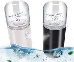 6671 Kingsmile 2pack Facial Mister Portable Face Cool White And Black