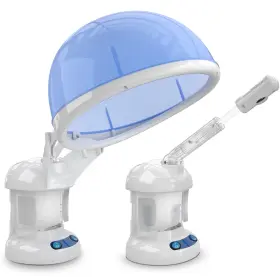 Jy-15 Kingsteam Hair Steamer 2 In 1 Ozone Facial Design 5 Piece Set Blue