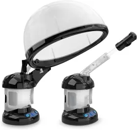 Sd-02a Kingsteam Hair Steamer 2 In 1 Ozone Facial Design For Personal Black