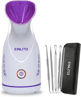 Kd636 Kinlito Nano Ionic Facial Steamer With Warm Mist Purple