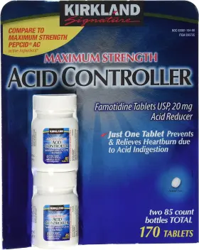 Kkppoa1465 Kirkland Signature Acid Controller 20 Mg Famotidine Tablet 170 Tablets
